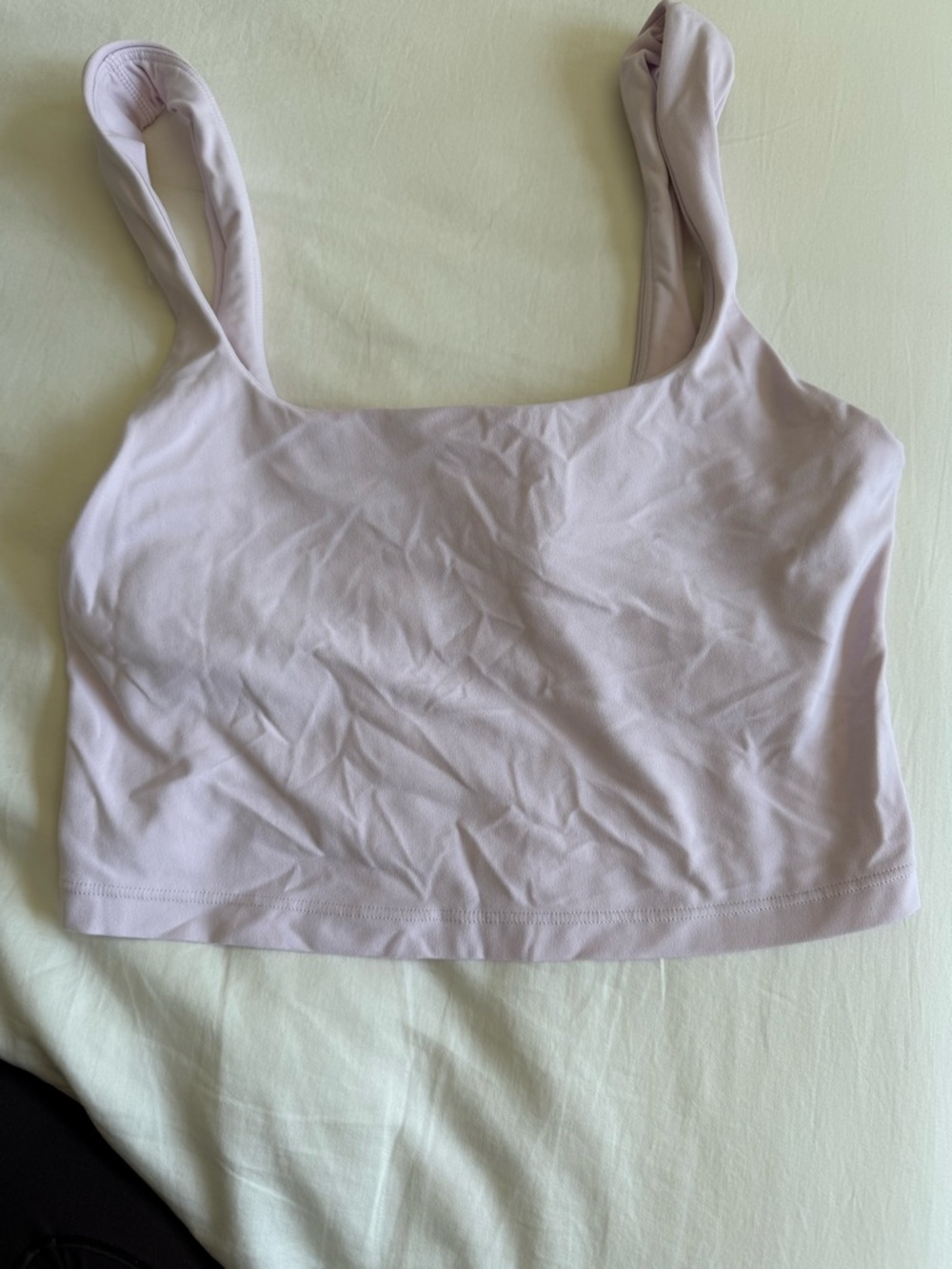 Simple Square-Neck Sports Bra Tank